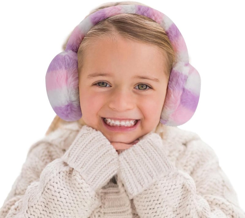 KEEPFLY Store Kids Girls Winter Earmuffs Warm Cute Plush Cat Ears Muffs Toddler Boys Ear Warmer Outdoor Ear Covers - Image 2